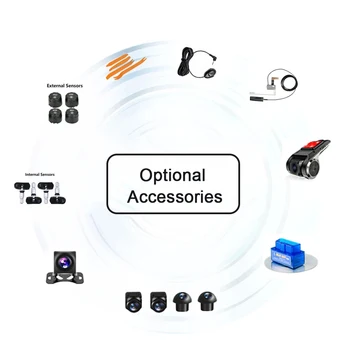 Автомобилна радионавигация Android, мултимедийни аксесоари за AHD Камера за обратно виждане, USB DVR, 360 Помещение, ГУМИТЕ, OBD Инструменти, микрофон