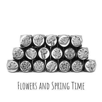 Аксесоари за бижута с метален релефни Цветя и пролет Метален дизайн на печата за метал, бижута (6 мм)