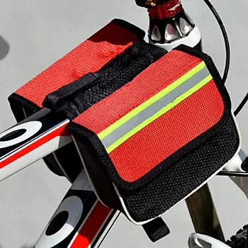 Велосипедна чанта с откидывающимся горна част, мотор седельная чанта, Противоударная Лесна инсталация, велосипедна горната тръба, стойка за телефона