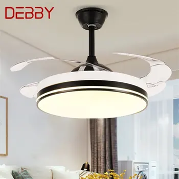 Вентилатор на тавана DEBBY Light Невидима лампа с дистанционно управление Модерен прост led лампа за дома за хол