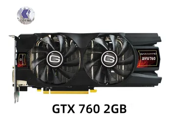 Видео карта Gainward GTX 760 GPU, 2GB 256Bit GDDR5 графична Карта GTX 760 Map За Използваните карти nVIDIA Geforce PCI-E X16, Hdmi, Dvi