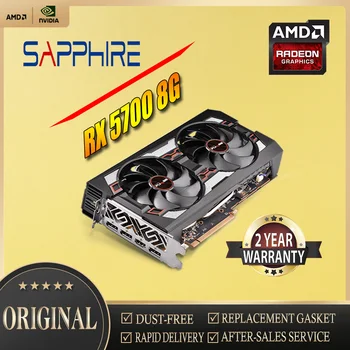Видео карта SAPPHIRE RX5700 8G 256bit PCIE4.0X16 за настолни КОМПЮТРИ се Използва карта компютърна игра