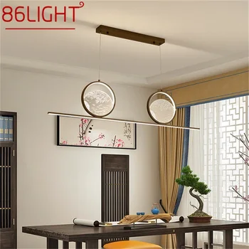 Висящи лампи 86LIGHT, модерен led лампа, творческа украса за дома, подходящ за трапезария