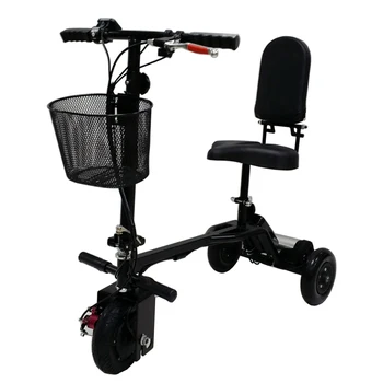 Възрастните хора с увреждания, 15 кг, лека сгъваема електрическа триколка, триколка скутер, пътен скутер с CE