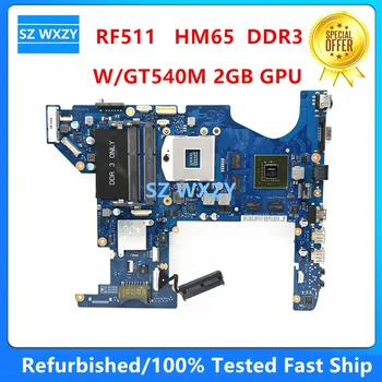 Възстановена дънна Платка за лаптоп Samsung RF511 GT540M 2GB GPU HM65 BA92-07568A BA92-07568B BA41-01473A 100% тествани с Бърза доставка