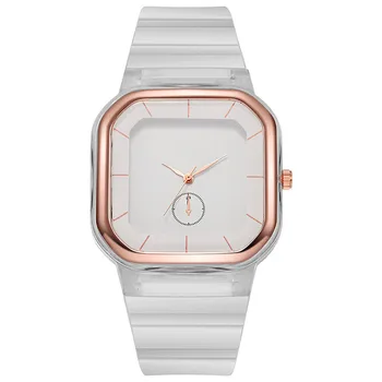 Гледайте Silicone Wristband Men 's And Women' s Quartz Watch Watch часовник дамски ръчен montre femme relojes para mujer 2022 New