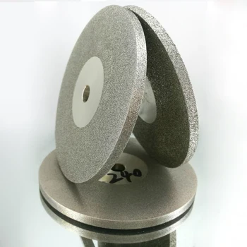 Двустранен diamond bezel, Гранильный diamond шлайфане кръг, 100 мм, 4 инча x 10 мм, керамични абразивен инструмент от сплав на скъпоценни камъни