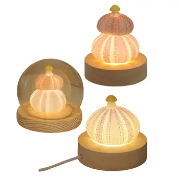 Декоративни Настолни лампи във формата на миди с led функция, Подарък за рожден Ден, мини-настолна лампа