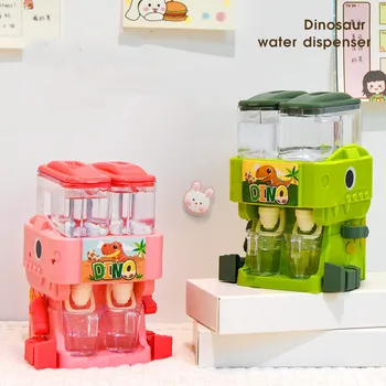 Детски Двойна диспенсер за вода, играчки за ролеви игри, мини-имитационный кухненски комплект охладител за пиене сок, реалистична играчка за момичета