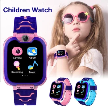 Детски Умни часовници, часовници за телефон, Фотографирующие Студентски Детски Игрални часове, 1,54-инчов Капацитивен Сензорен Цветен екран, Детски Умен часовник