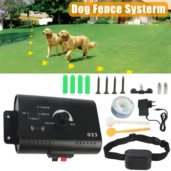 Електрическа система за огради за домашни любимци с водоустойчив звукова ошейником за дресура на кучета, аксесоари за съдържанието кученца