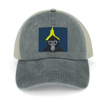 Етикет Горила маймуна с Банан шапочкой Ковбойская шапка риболовна шапка потребителски шапка, Мъжка Шапка За Голф Дамска Плажна Шапка, Мъжки