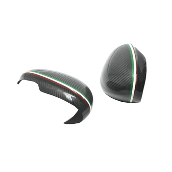 За Alfa Romeo Giulia корпуса на огледалото за обратно виждане Stelvio Retrofit трицветна на корпуса на огледалото за обратно виждане, изработени от въглеродни влакна
