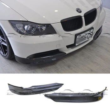 За BMW E90 Сплитери предна броня Долните престилки крилца от въглеродни влакна, 2005-2008