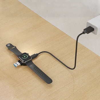 Зарядно устройство Plug and Play зарядно устройство ще захранване на зарядно устройство Ефективно отвеждане на топлината Бързо зарядно устройство ще захранване на зарядно за Apple Watch 1-8 поколение