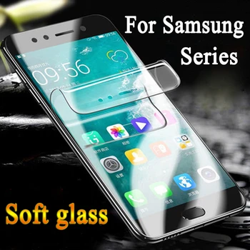 Защитно пълно покритие за Samsung Galaxy S7 S6 S5 S4 S3 mini Note 5 4 3 Гидрогелевая фолио за защита на екрана не стъкло