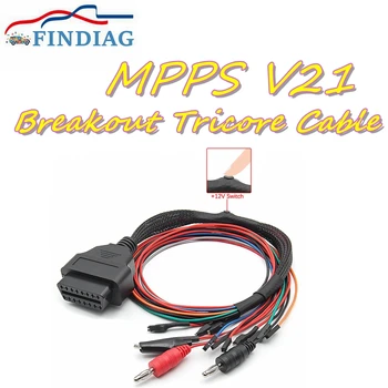 Кабел Breakout Tricore Най-пълно описание на OBD2 Диагностичен адаптер MPPS V21 Кабел распиновки OBD ECU MPPS V21