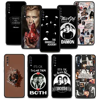 Калъф The Vampire Diaries Damon Shell За Samsung Galaxy Note 20 Ultra 10 A40 A30 A10s A50 A70 A10 A20e A20s A42 5G А02 A03s