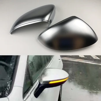 Капачки на Страничните огледала за задно виждане за Фолксваген VW golf 8 MK8 VIII 8 2020 2021 2020 Матиран Хром замени