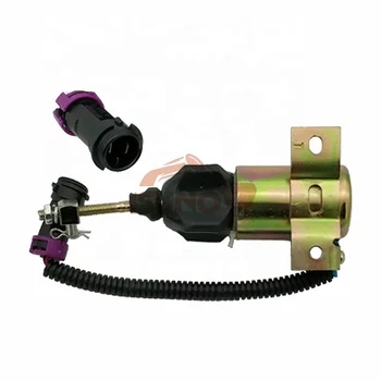 Клапан за прекъсване на подаване на гориво багер ISUNO, Електромагнитен клапан за прекъсване на пламъка 12V 3754020-X54
