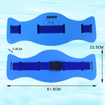 Колан за практикуване на аквааэробикой на открито, плаващ колан, 1 парче 120 гр., 61,5x22,5 см, инструмент за фитнес, меко обзавеждане за тренировки по плуване
