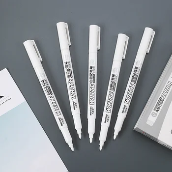 Маркер химикалки, одноцветные постоянни маркери на маслена основа, бързо съхнещи, със средна върха и водоустойчив