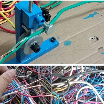 Машина за отстраняване на Ненужни кабели Тел Кабели Домакински Ръчна Машина За Изтегляне на Тел от Скрап от Медна тел Лющене и Изготвяне на Артефакт