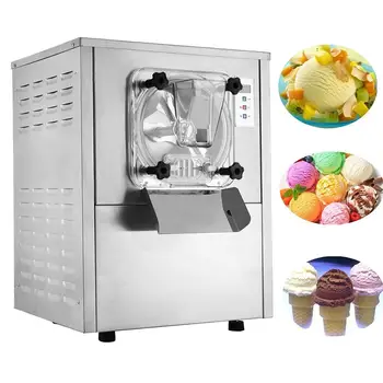 Машина за производство на мек Сладолед Ice Maker 16-20 л/ Ч, Търговска машина за производство на лед с мощност 1400 W, за Барове, кафенета, магазини, чай с мляко, Лесна работа