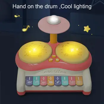 Многофункционална Детска Музикална Барабанная Играчка за Ранно Обучение с Лек Подарък За Бебе Душ