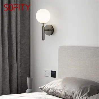Модерен класически месинг, с монтиран на стената лампа SOFITY LED Simply Creative Sconce Осветление за дома спални