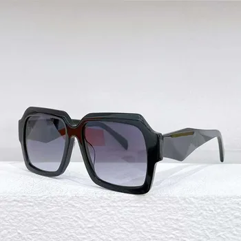 Модерен Нов Дизайн Oversize И Огромни Обеми, големи Слънчеви Очила в Ацетатна Квадратна Рамка, SPR 31W, Дамски Слънчеви Очила в Луксозна кутия с Поляризирани Очила
