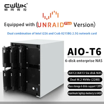 Мрежова карта J6412/J6413 NAS/6 SATA/Dual M. 2/ITX/i226-V.