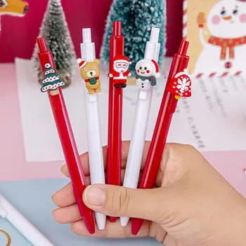 Мультяшная Коледна гел писалка за студент Водна писалка Студентски пишещи средства Канцеларски материали, Детски подарък