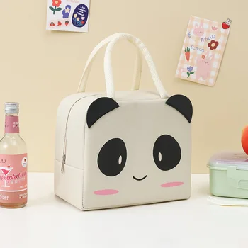 Мультяшная самозалепваща чанта за обяд, преносим термоохладитель, чанта за Bento, чанта за съхранение на пикник, чанта за лед на открито