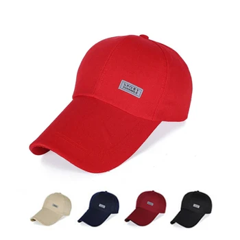Мъжки и дамски слънчеви шапки за спортове на открито, ежедневни лятна однотонная регулируема бейзболна шапка унисекс, Нова Луксозна шапка за голф и риболов