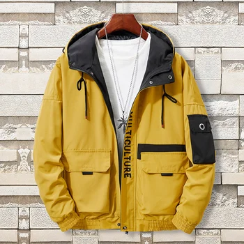 Мъжко сако-палто Оверсайз, водонепроницаемое ветрозащитное палто Pizex, Връхни дрехи за туризъм, ъгъл на виждане, hoody с качулка, лого на поръчка