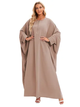 Мюсюлманка, Абайя, кимоно, Дрехи за молитва, Ейд Мубарак, женско арабско рокля, рокля за мюсюлманите, дамски дрехи от Турция