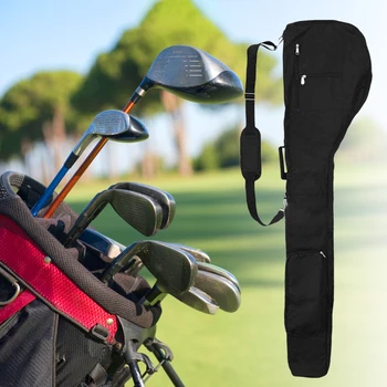 Найлонови чанти за голф, устойчиви на надраскване, водоустойчива чанта за съхранение на голф с цип, по-Голям капацитет, Трайни преносими спортни аксесоари