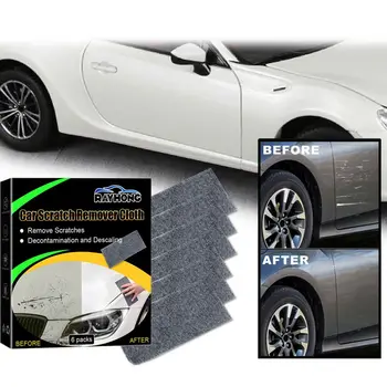 Нано-лъскава тъкан против надраскване за метална повърхност на автомобила, плат за миг полиране, Ремонт на драскотини по повърхността, Премахване на поддръжка