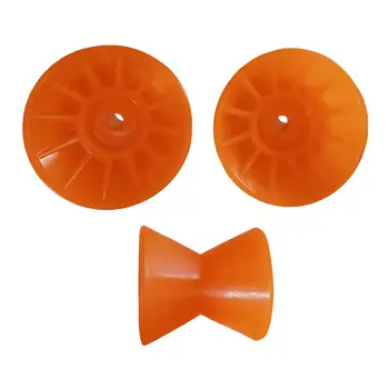 Носната валяк за лодка ремарке, оранжевото формованное закопчалка без маркировка 3,5 