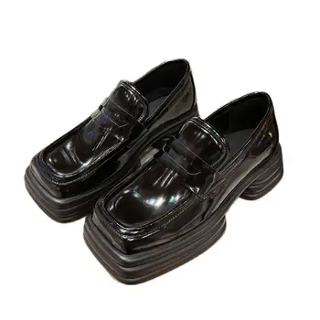 Обувки в стил Лолита, обувки за Cosplay, Униформи JK, Лоферы от Изкуствена кожа, Ежедневни Обувки, Японски Обувки за Старшеклассниц, Девчачья Обувки