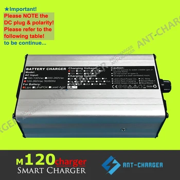 Персонализирано 47,45 В 51,1 В 54,75 В 57,6 В 58,4 В 2A LFE LEP LiFe LiFePO4 Зарядно Устройство за Акумулаторни батерии Mini Alloy Smart Case Charger AC100-240V