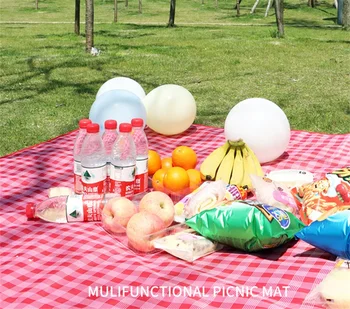 Подложка за пикник Пролетен пикник влагоустойчив, отговарят на високи мат Клетчатая плат за пикник на открито Преносим водоустойчив билков мат
