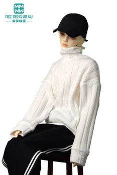 Подходящ за 65 см-75 см BJD чичо Сферична панта, кукла, модерен пуловер, пуловер, вязаная капачка, играчки, подаръци