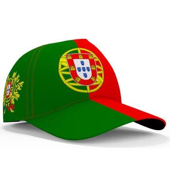 Португалия бейзболни Шапки, Безплатно 3D На поръчка е Името на отбора Лого Pt Шапки Prt Пътуване в страната Португалската Нация Знамена Португалия шапки