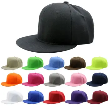 Празна однотонная бейзболна шапка-бейзболна шапка Унисекс, мъжки бейзболна шапка в стил хип-хоп, регулируем бейзболна шапка на B-boy