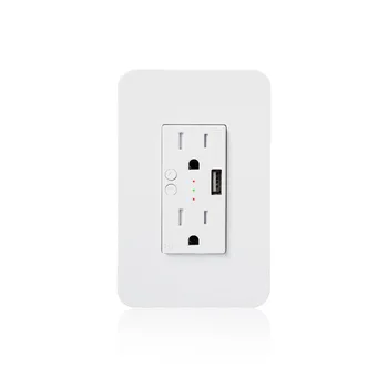 Приложението Smart wall socket 120 с дистанционно управление по време на USB partition control умна домашна контакт