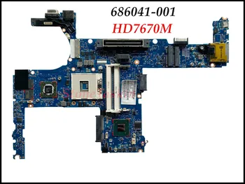 Продажба на едро 686041-001 за HP Probook 8470P 8470W дънна Платка на лаптоп 686041-501 SLJ8A HM77 PGA989 HD7670M DDR3 Напълно тестван