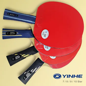 Професионална Ракета за тенис на маса Yinhe 7/8/9/10 Star Carbon Обидна Ракета за пинг-понг Лека Еластична, Одобрен от ITTF