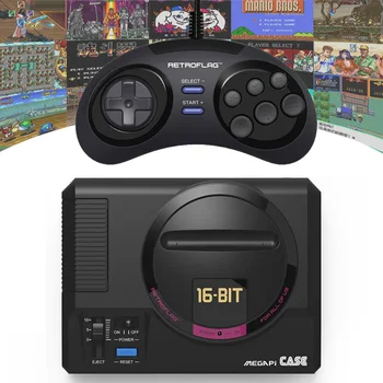 Ретро гейминг контролер за 16-битови конзоли за игри Sega MegaDrive класически контролер USB MD Gamepad за Raspberry Pi 3Б